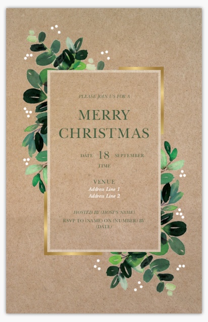 Design Preview for Design Gallery: Seasonal Moving Announcements, 12.7 x 17.8 cm