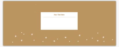 A gold and white festive holiday white brown design for Events