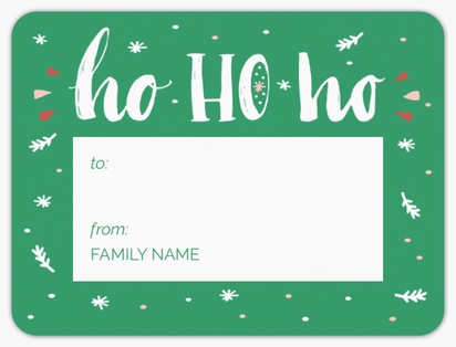 A christmas cute green white design for Events