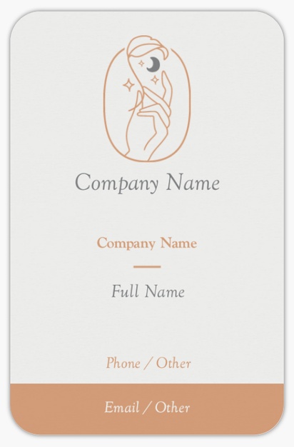 Design Preview for Design Gallery: Yoga & Pilates Rounded Corner Business Cards, Rounded Standard (85 x 55 mm)