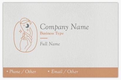 Design Preview for Design Gallery: Yoga & Pilates Natural Uncoated Business Cards