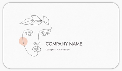 Design Preview for Skin Care Rounded Corner Business Cards Templates, Standard (3.5" x 2")