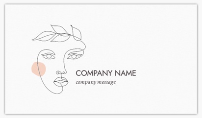 A beauty consulting makeup artist gray design for Modern & Simple