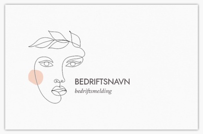 Forhåndsvisning av design for Designgalleri: Skjønnhetspleie og spa Svært tykke visittkort, Standard (85 x 55 mm)