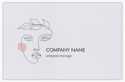 Design Preview for Design Gallery: Modern & Simple Linen Business Cards