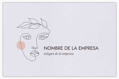 Vista previa del diseño de Galería de diseños de tarjetas con acabado lino para productos de belleza y perfumes