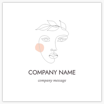 Design Preview for Design Gallery: Beauty Consulting & Pampering Standard Business Cards, Square (65 x 65 mm)