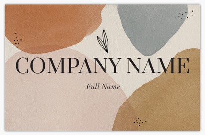 Design Preview for Design Gallery: Retail Natural Uncoated Business Cards