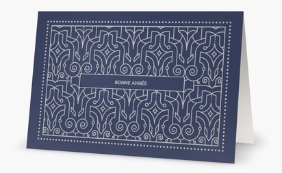 Aperçu du graphisme pour Cartes de vœux personnalisées, 18.2 x 11.7 cm  Pliées