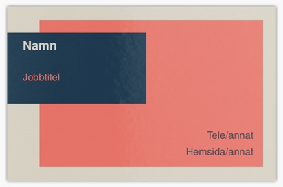 Förhandsgranskning av design för Designgalleri: Journalistik & media Extratjocka visitkort, Standard (85 x 55 mm)