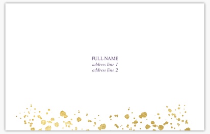 Design Preview for Holiday Custom Envelopes Templates, 5.5" x 4" (A2)