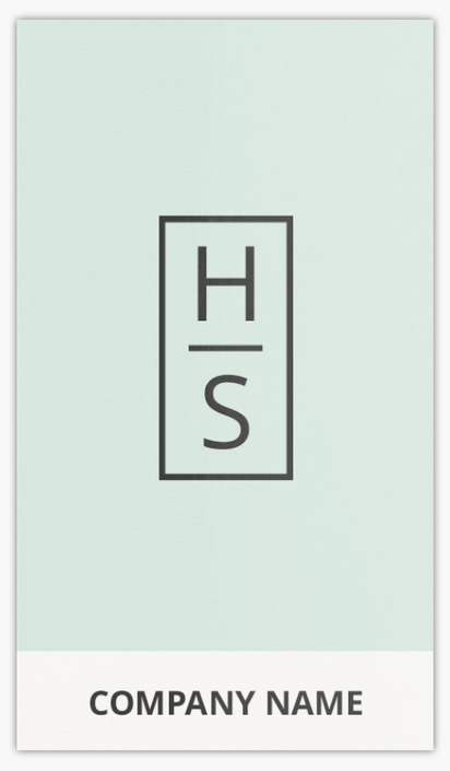 A monogram professional gray white design for Modern & Simple