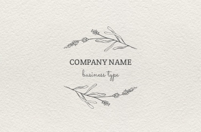 Design Preview for Design Gallery: Beauty & Spa Natural Uncoated Business Cards