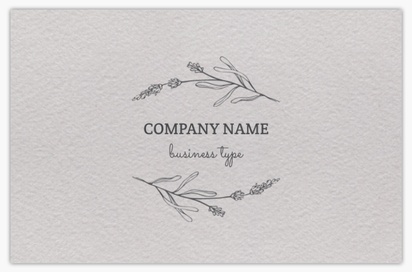 Design Preview for Design Gallery: Beauty & Spa Linen Business Cards