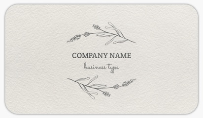 Design Preview for Clothing Rounded Corner Business Cards Templates, Standard (3.5" x 2")