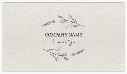 Design Preview for Design Gallery: Beauty & Spa Matte Visiting Cards, Standard (89 x 51 mm)