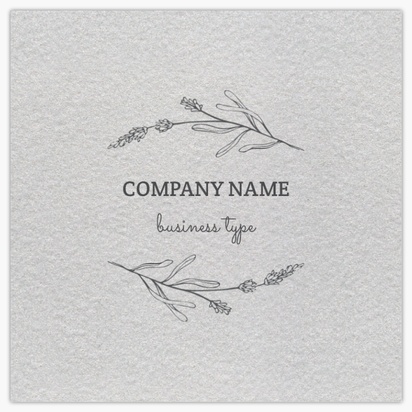 Design Preview for Retail & Sales Pearl Business Cards Templates, Square (2.5" x 2.5")