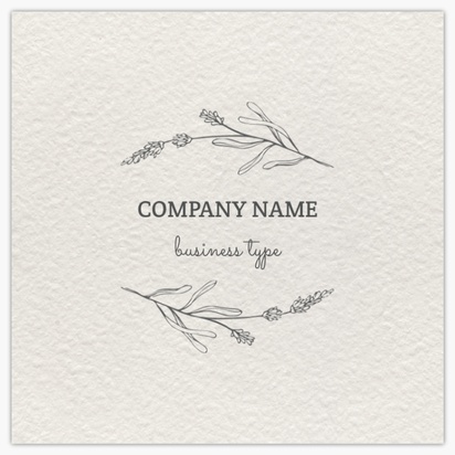 Design Preview for Design Gallery: Clothing Standard Business Cards, Square (65 x 65 mm)