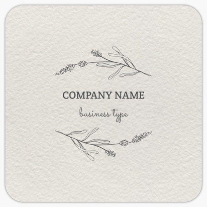 Design Preview for Design Gallery: Beauty & Spa Rounded Corner Business Cards, Rounded Square (65 x 65 mm)