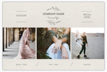 A rustic floral boutique gray design for Events