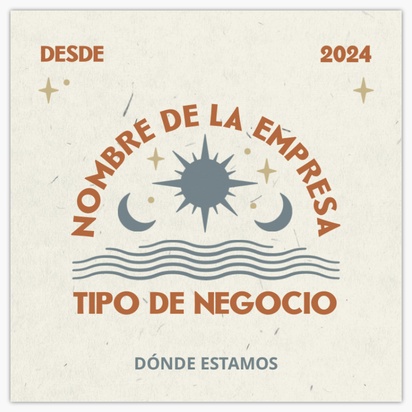 Vista previa del diseño de Galería de diseños de tarjetas de visita cuadradas para viajes y alojamiento