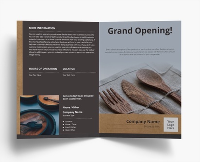 Design Preview for Templates for Retail & Sales Brochures , Bi-fold A4