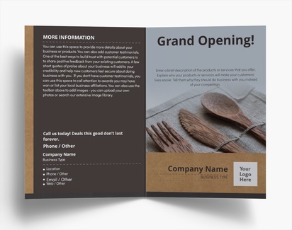 Design Preview for Design Gallery: Crafts Folded Leaflets, Bi-fold A6 (105 x 148 mm)
