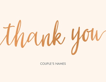 Design Preview for Thank You Cards: Examples and Templates, Flat 10.7 x 13.9 cm