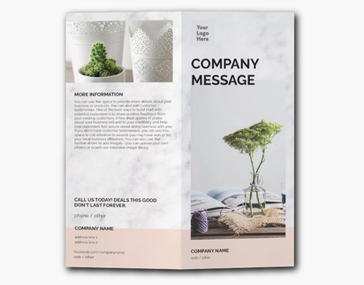 Design Preview for Design Gallery: Interior Design Custom Brochures, 9" x 8" Bi-fold