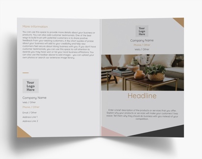 Design Preview for Design Gallery: Property Management Folded Leaflets, Bi-fold A6 (105 x 148 mm)