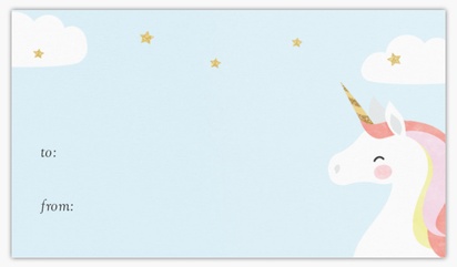 A unicorn party invite cute white design for Birthday