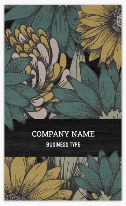 Design Preview for Design Gallery: Florists Standard Business Cards, Standard (91 x 55 mm)