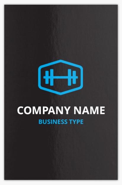 Design Preview for Design Gallery: Personal Training Ultra-Thick Business Cards, Standard (85 x 55 mm)