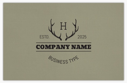 Design Preview for Design Gallery: Barbers Linen Business Cards