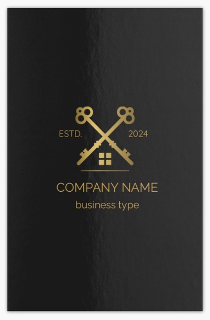 Design Preview for Design Gallery: Property Estate Solicitors Metallic Business Cards