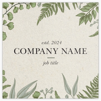 Design Preview for Design Gallery: Nature & Landscapes Ultra-Thick Business Cards, Square (65 x 65 mm)