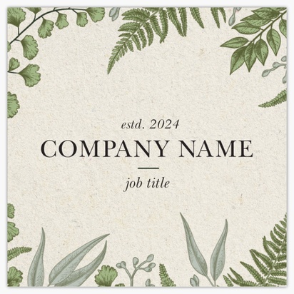 Design Preview for Design Gallery: Nature & Landscapes Standard Business Cards, Square (65 x 65 mm)