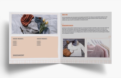 Designvorschau für Flyer-Vorlagen und Designs, Einbruchfalz 210 x 210 mm