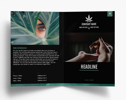 Design Preview for Design Gallery: Holistic & Alternative Medicine Folded Leaflets, Bi-fold A6 (105 x 148 mm)