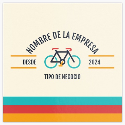Vista previa del diseño de Galería de diseños de tarjetas de visita con acabado brillante para tiendas de bicicletas