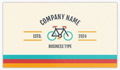 Design Preview for Design Gallery: Bicycle Shops Standard Visiting Cards