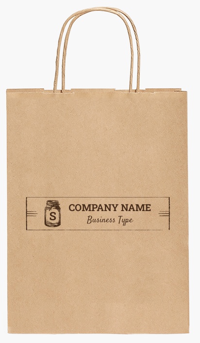 Design Preview for Design Gallery: Farmers Market Paper Bags, 27.5 x 20.5 x 11 cm