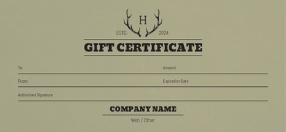 Design Preview for Design Gallery: Sports & Fitness Gift Certificates