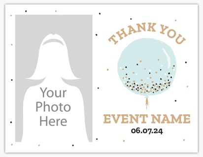 Design Preview for Birthday Postcards Templates, 4.2" x 5.5"