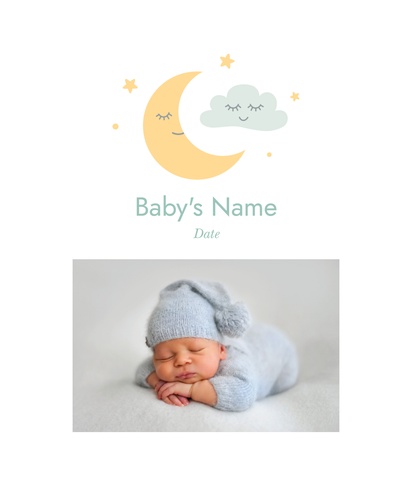 Design Preview for Design Gallery: Baby Fleece Blankets, 125 x 150 cm Vertical