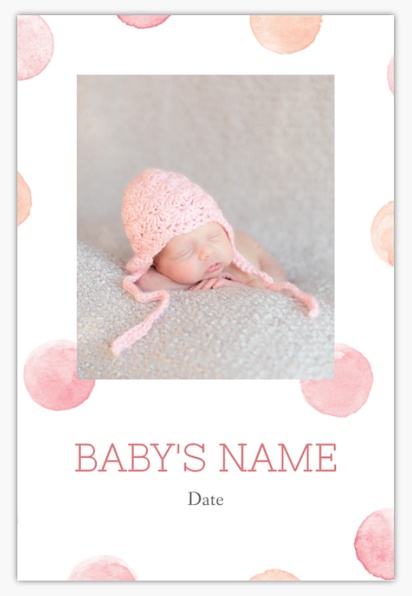 Design Preview for Design Gallery: Baby Canvas Prints, 24" x 36" Vertical