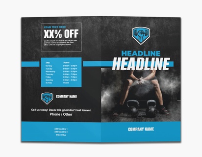 Design Preview for Personal Training Custom Brochures Templates, 8.5" x 11" Bi-fold