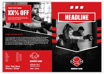 Design Preview for Design Gallery: Sports & Fitness Brochures, Bi-fold A4