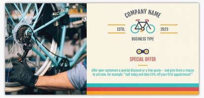 Design Preview for Design Gallery: Bicycle Shops Flyers & Leaflets,  No Fold/Flyer DL (99 x 210 mm)