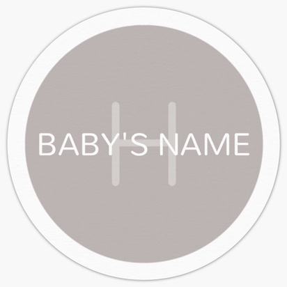 A 3 cartes de photos 3 イメージ gray design for Baby